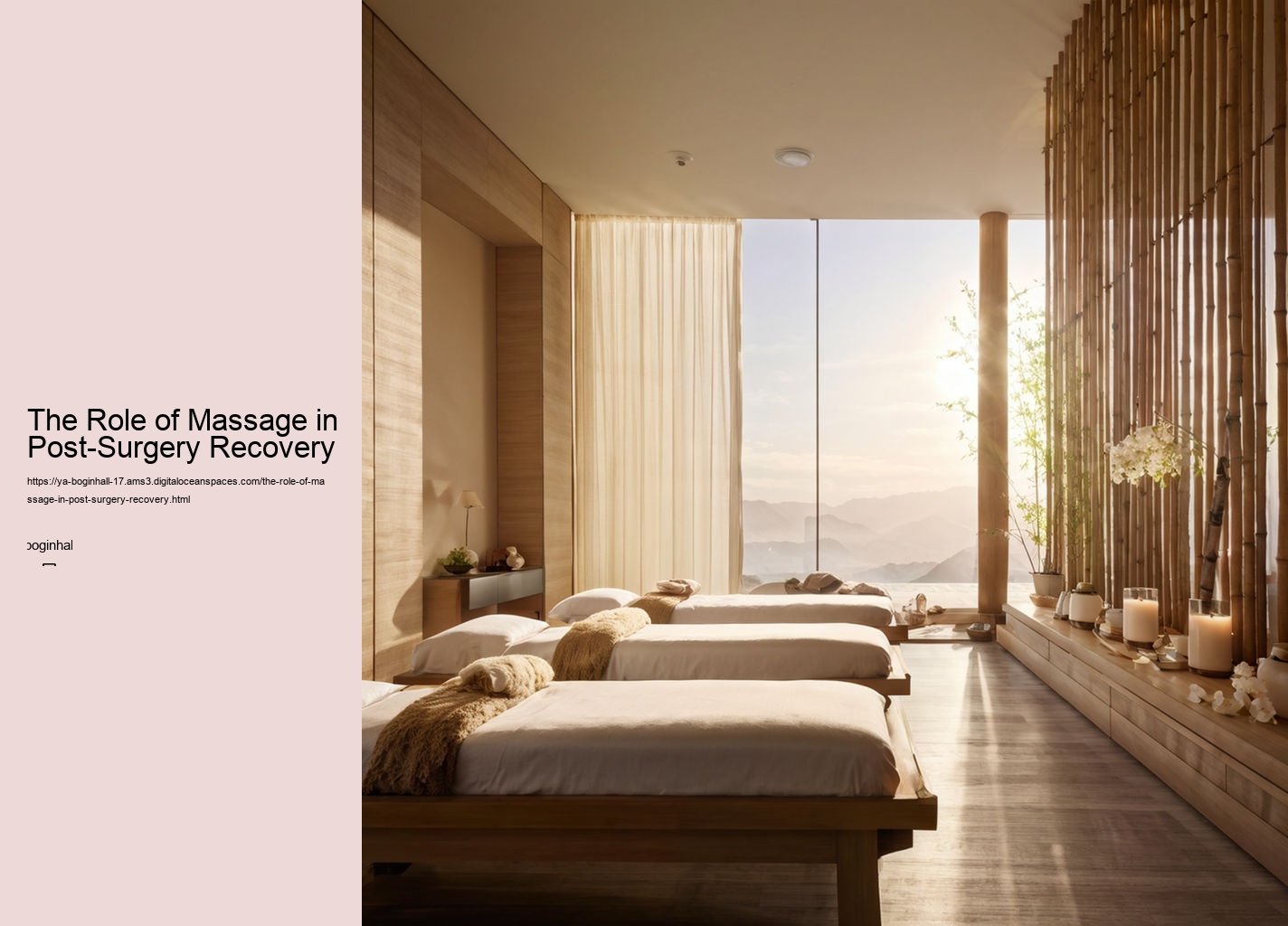 The Role of Massage in Post-Surgery Recovery